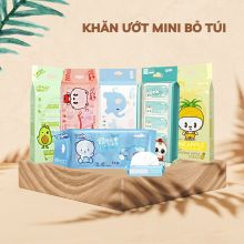 SS5078 KHĂN GIẤY ƯỚT MINI BỎ TÚI TIỆN LỢI