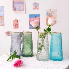 SS8047 Bình hoa thuỷ tinh decor cao cấp,  lọ cắm hoa phong cách Bắc Âu SÔNG BĂNG